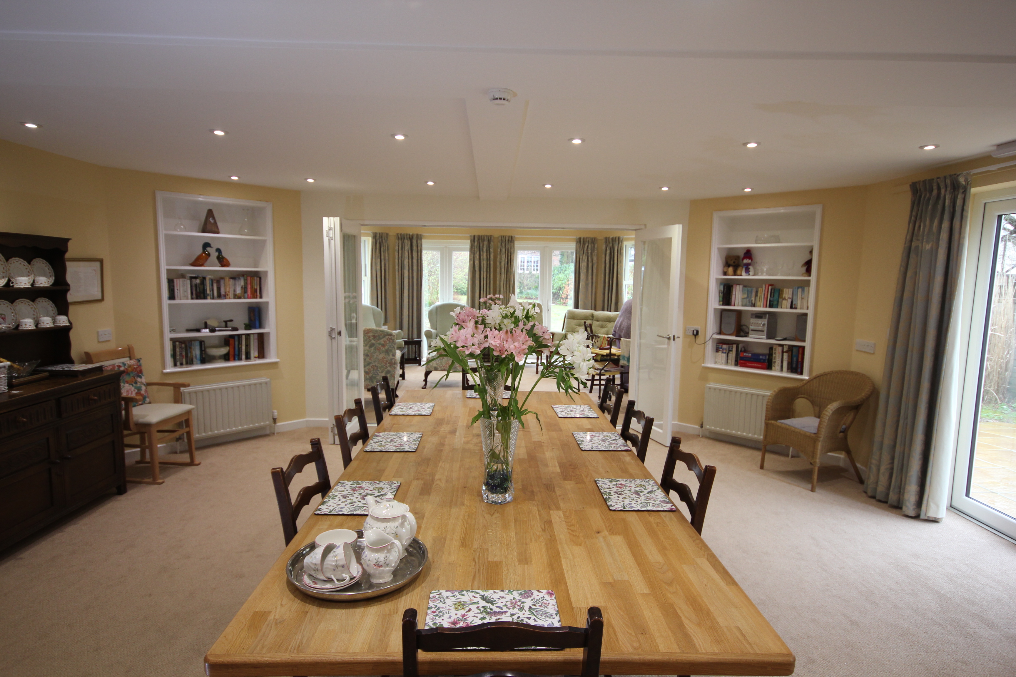 Enjoy lunch and dinner in our dining room