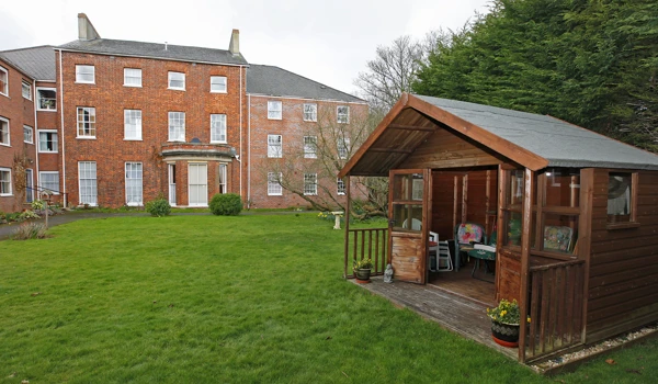 The Old Vicarage garden and summer house