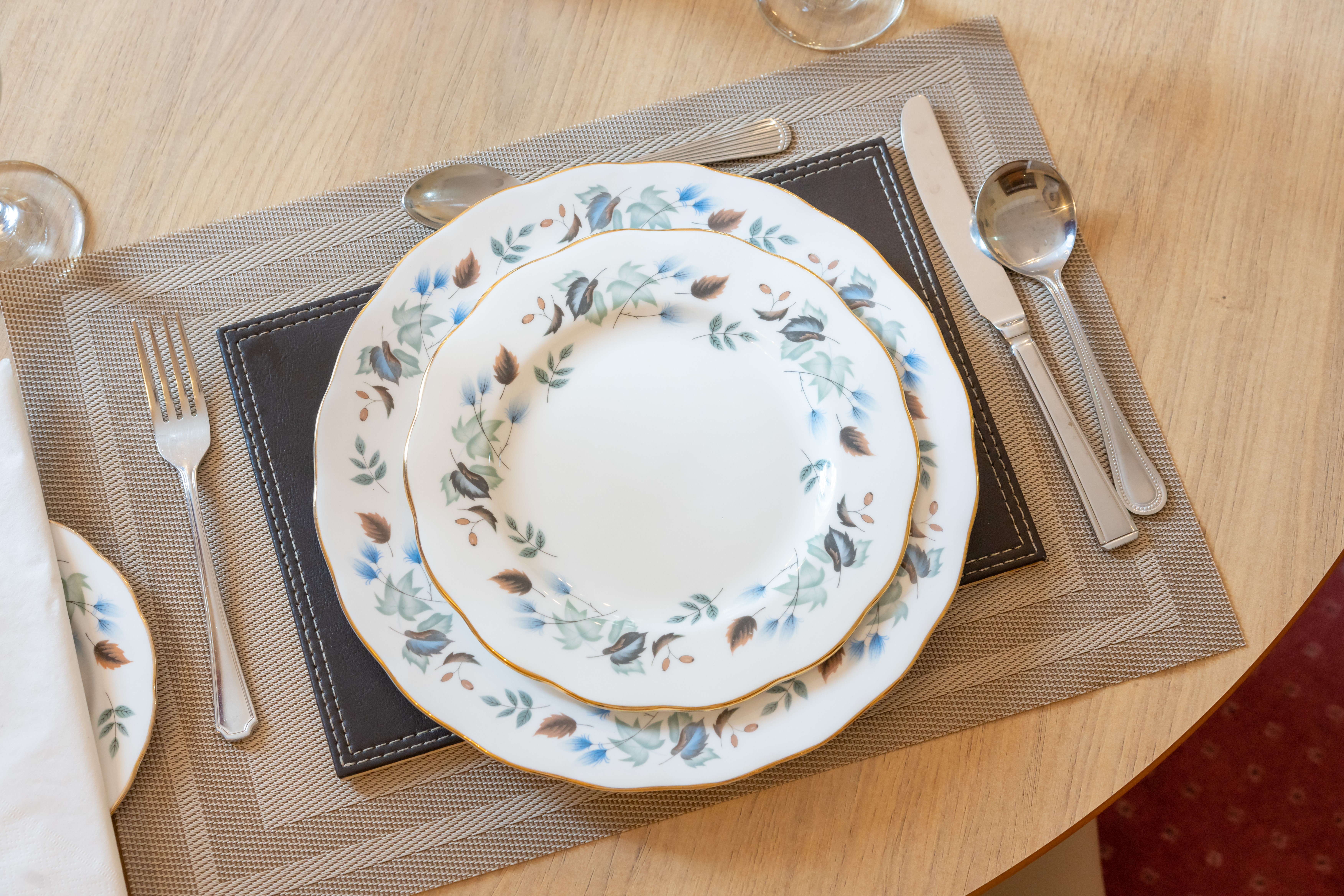 Place Setting For Dinner At Bolton Lodge And Proctor House