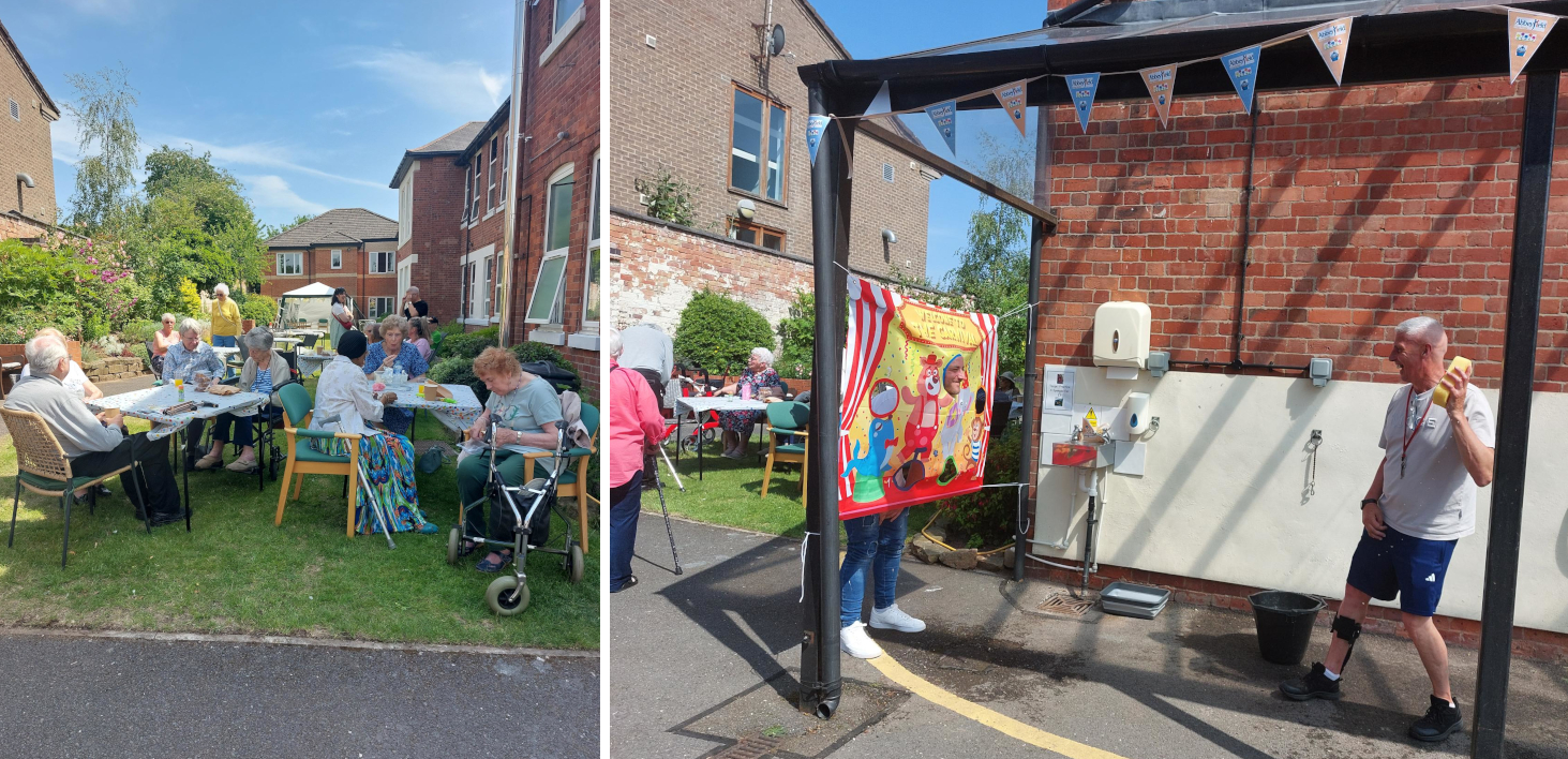 Collage Of Photos From The Firs Abbeyfield Week Celebrations