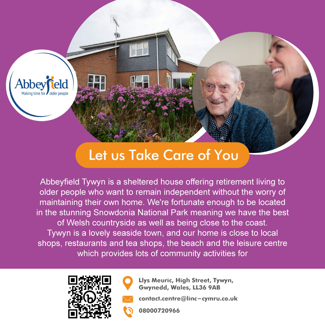 Tywyn Abbeyfield Advert