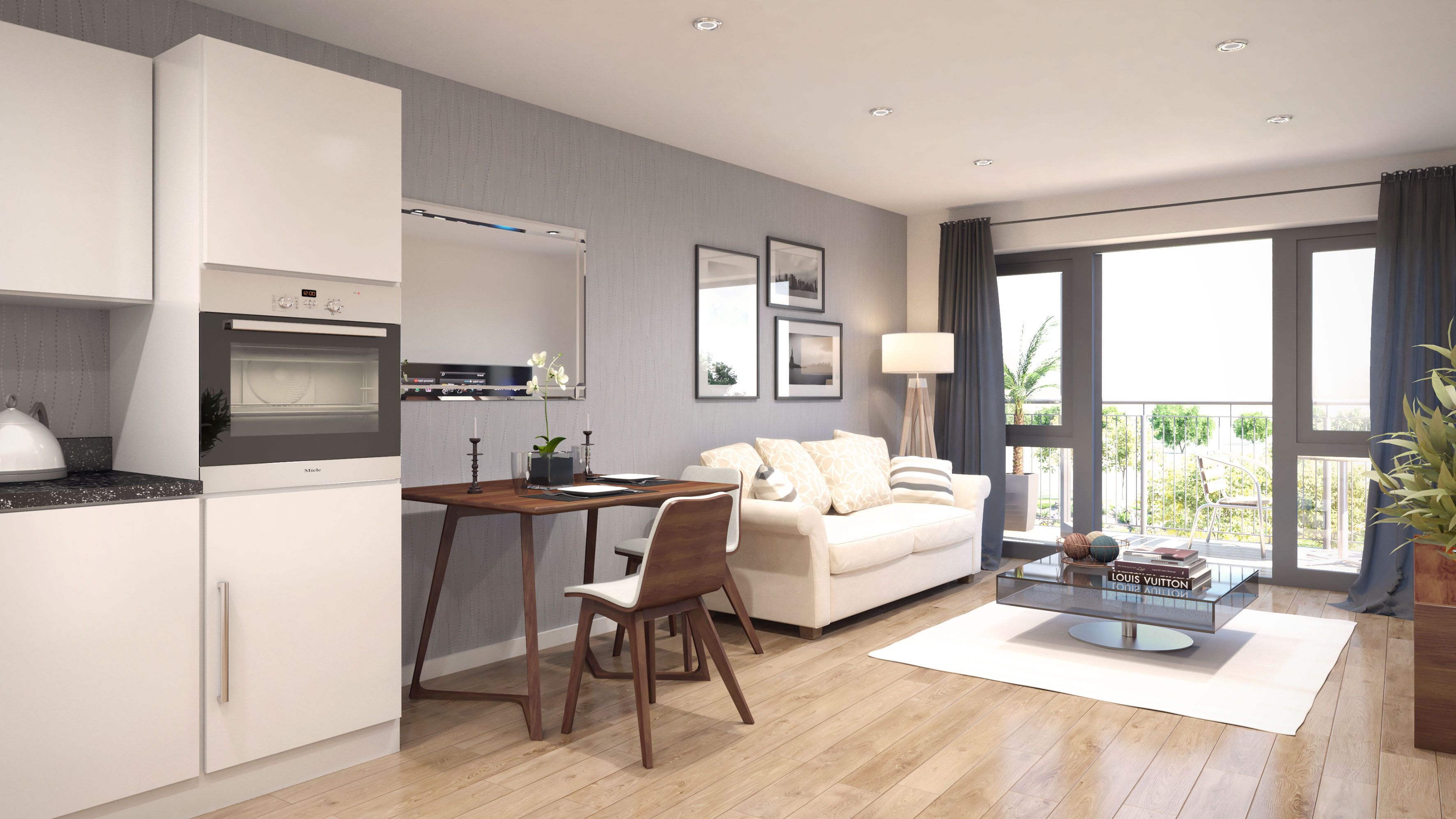 Living room at Polly's Field Village, Braintree CM7 5XD