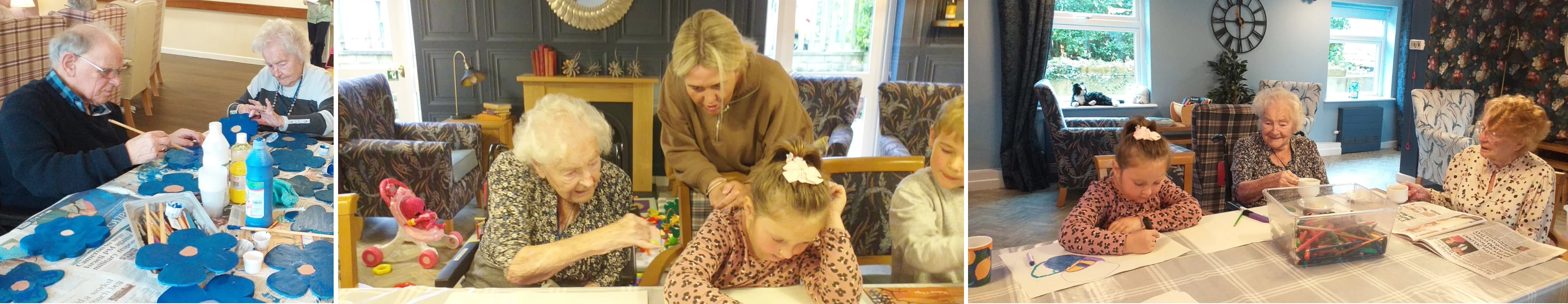 Collection of photos from Abbeyfield House's community hub