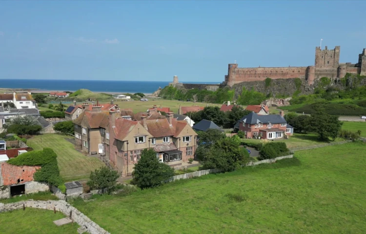 Bamburgh House Village And Castle