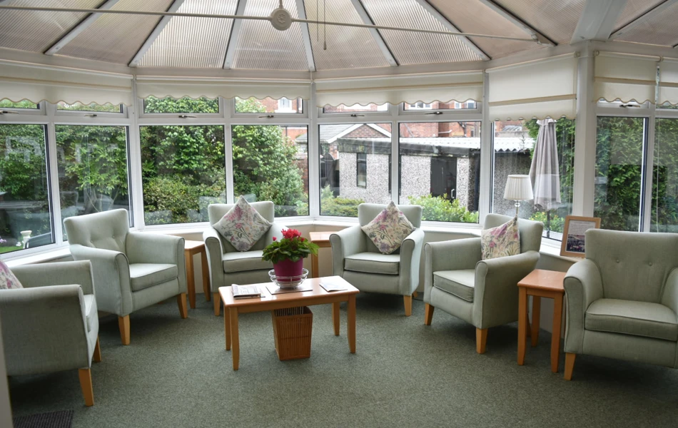 Conservatory at Abbeyfield House, Lytham St Annes FY8 5NN