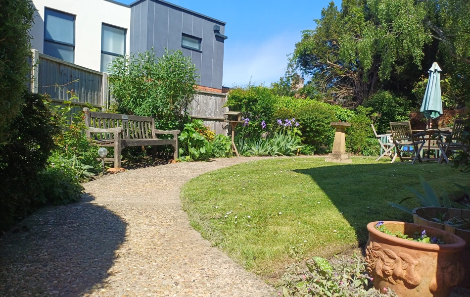 Garden at the rear of Prestbury House, Cheltenham GL52 3DD
