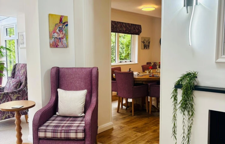 Abbeyfield House Dulverton Chair And Fireplace