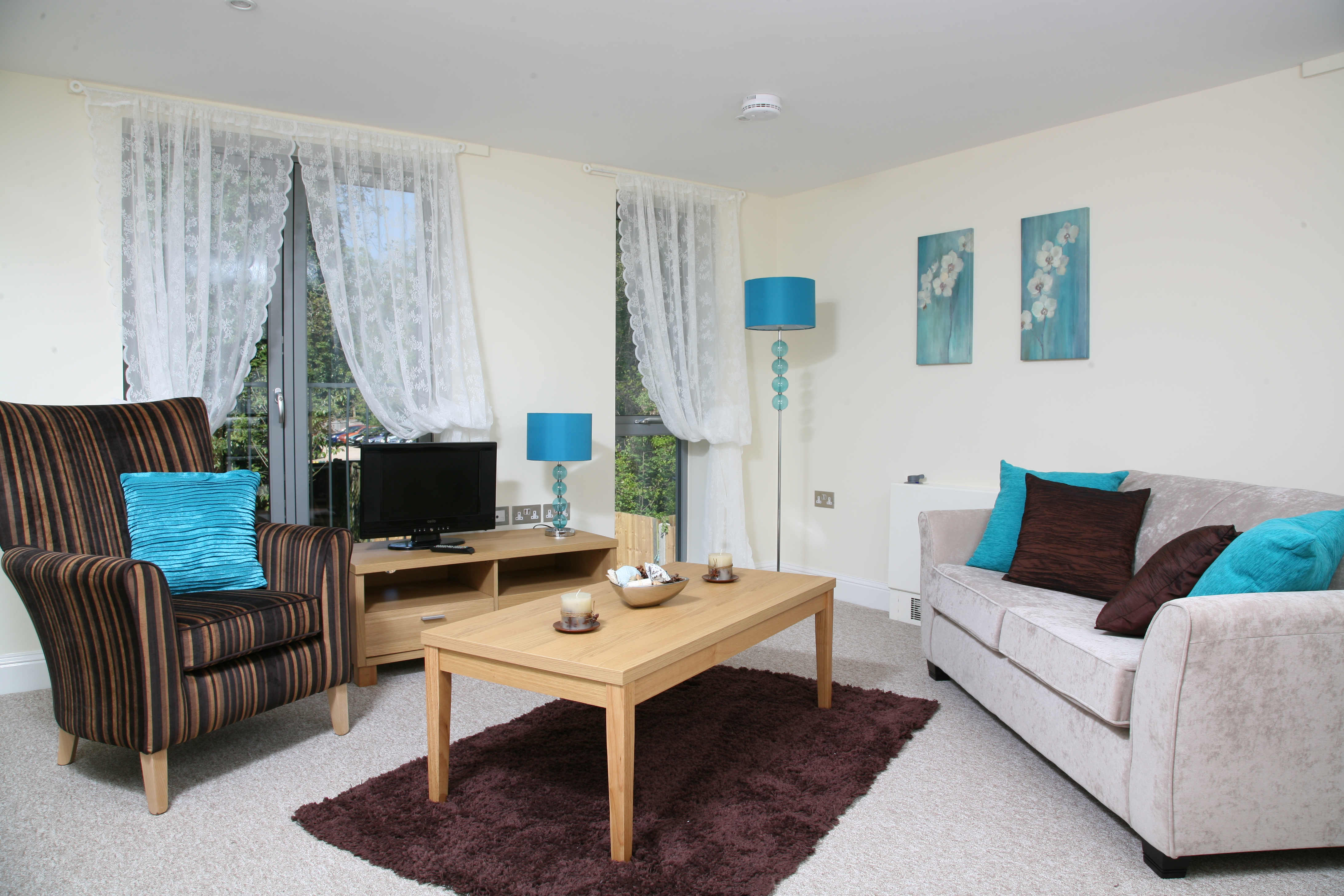 Resident lounge of Abbeyfield Court, Southampton SO31 6BF