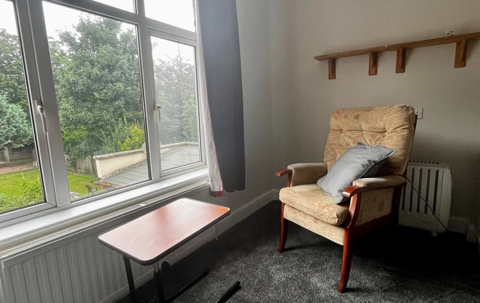 Sitting room at Abbeyfield House, Streatham SW16 6LT
