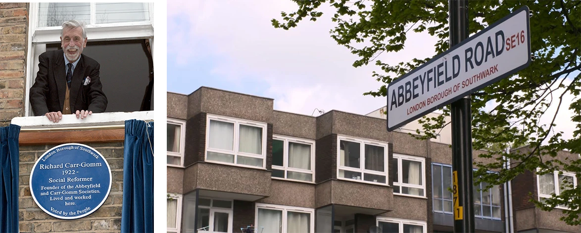 Richard Carr-Gomm in Abbeyfield Road, Southwark