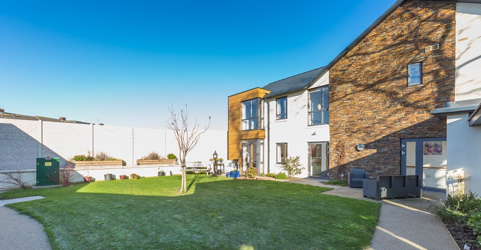 The rear garden of Kift Lodge, Bristol BS15 3LQ