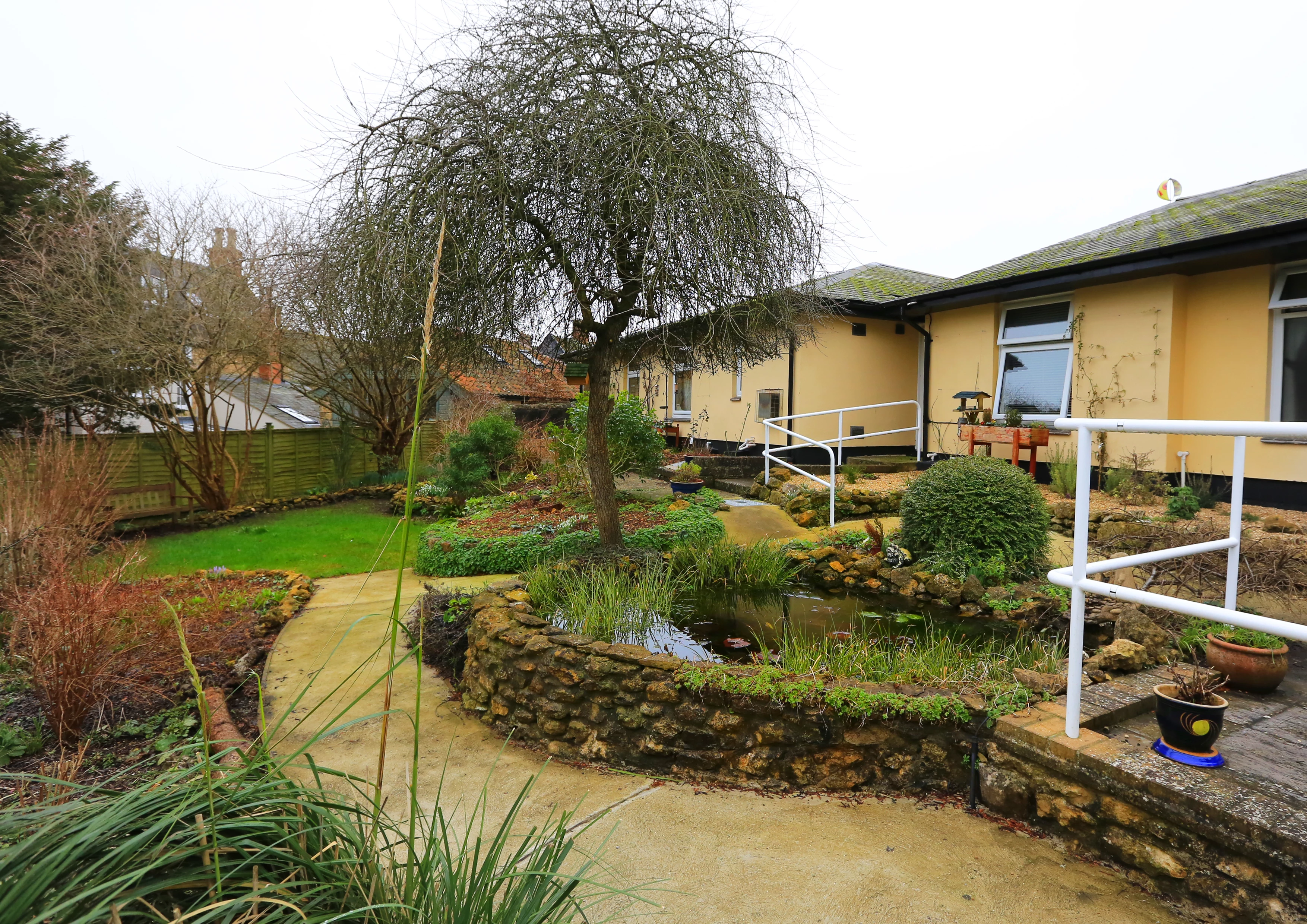 The garden of Abbeyfield House, Beaminster DT8 3EQ (1)