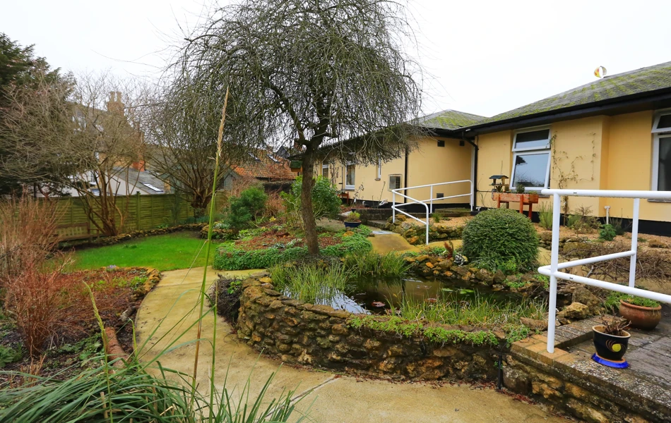 The garden of Abbeyfield House, Beaminster DT8 3EQ (1)