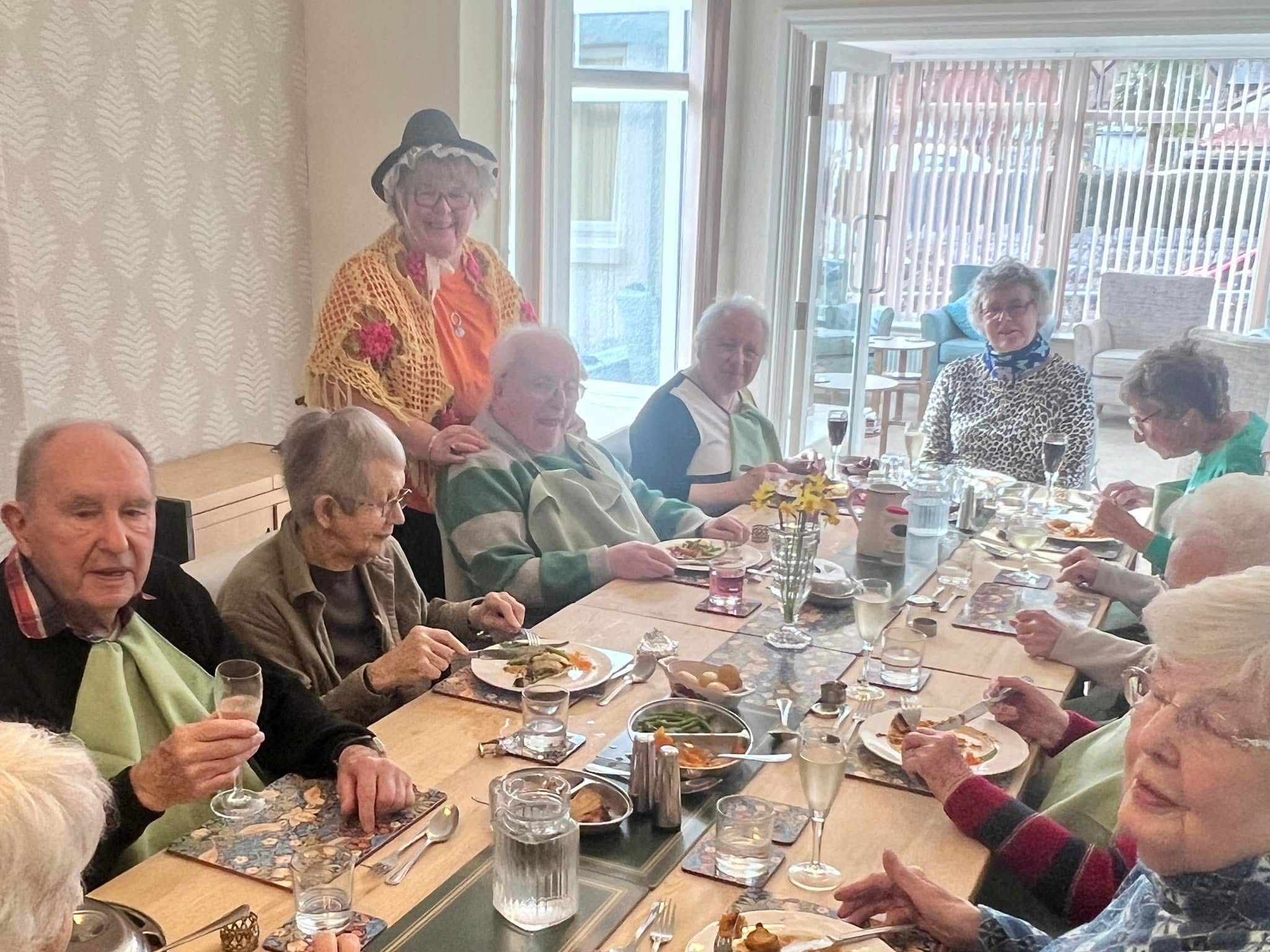 Colwyn Bay, Rhos Road, LL28 4RY, Dining Room Mealtime