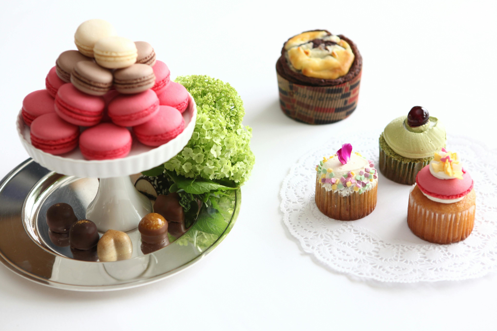 Selection Of Cakes And Treats