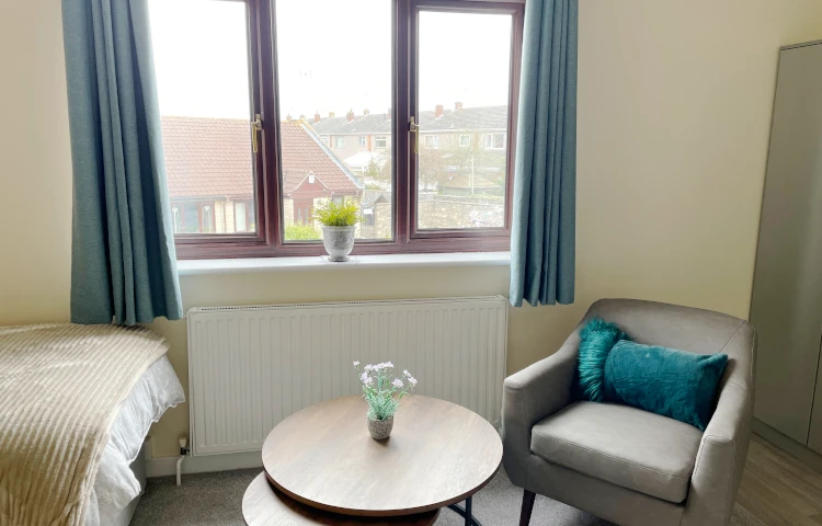 Bedroom at Abbeyfield House, Chipping Sodbury BS37 6LB