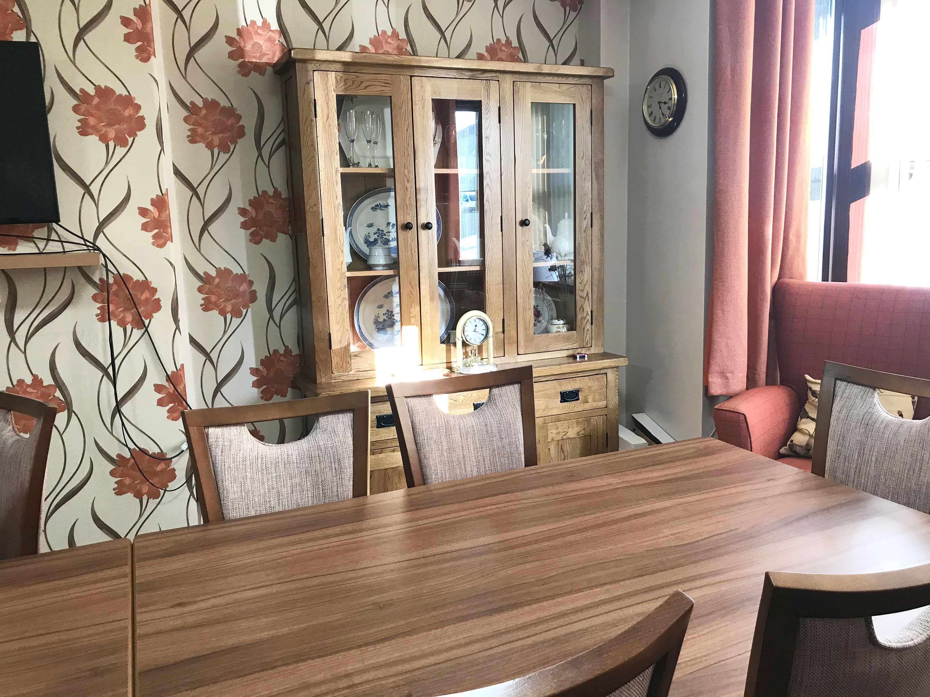 Dining room at Abbeyfield House, Caerphilly CF83 1EH