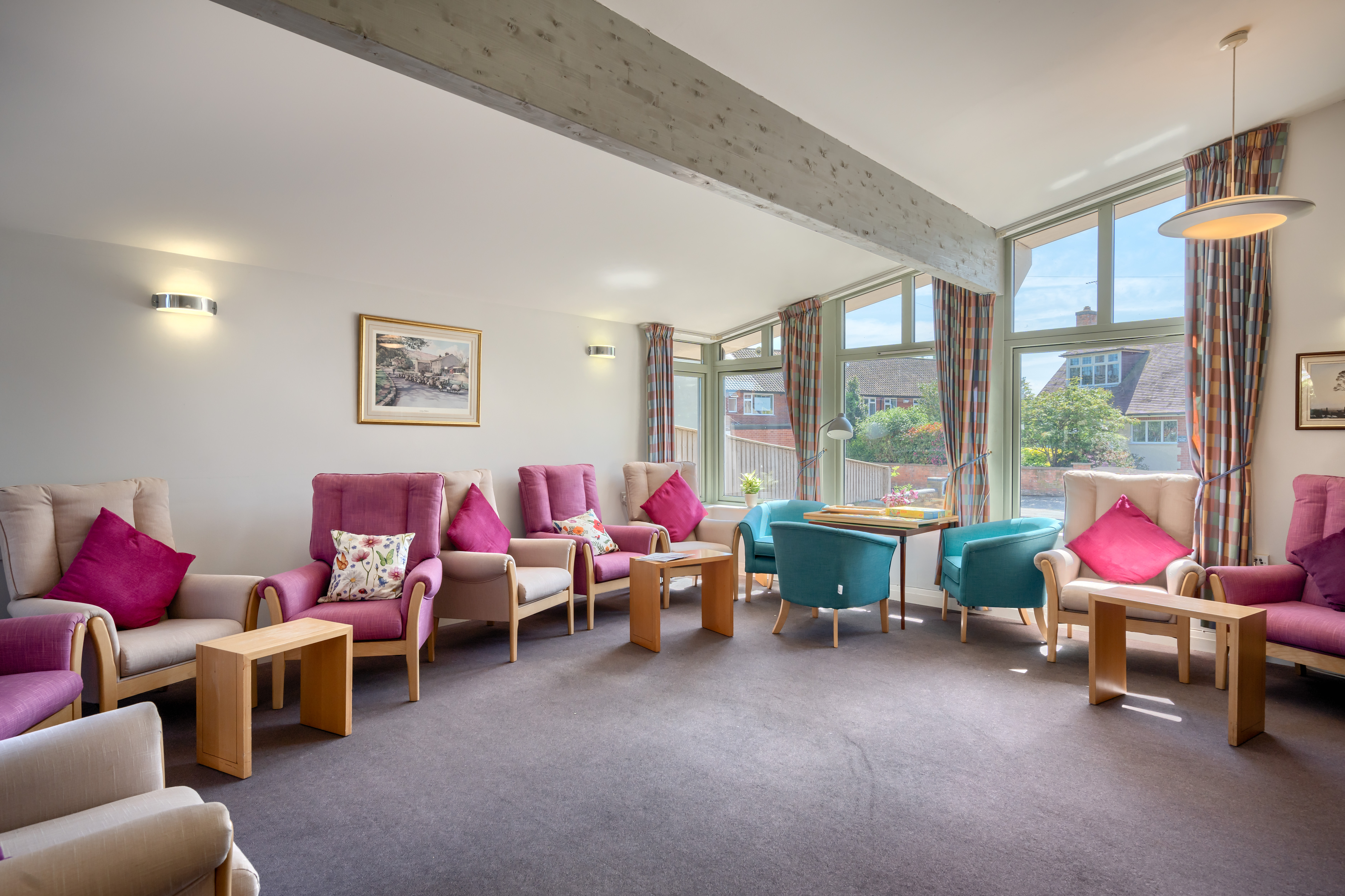 Communal Lounge At Carnarvon House, Nottingham