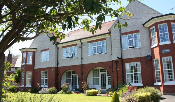 Front exterior of Abbeyfield House, Colwyn Bay