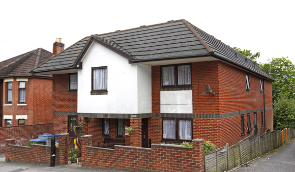 Front of Abbeyfield House, Southampton SO18 1HJ