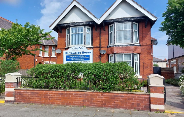 Front Exterior Of Harrowside House