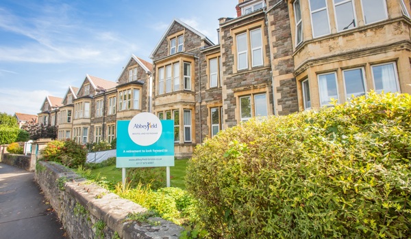 The front-exterior-of-Abbeyfield House, Bristol BS9 3AU