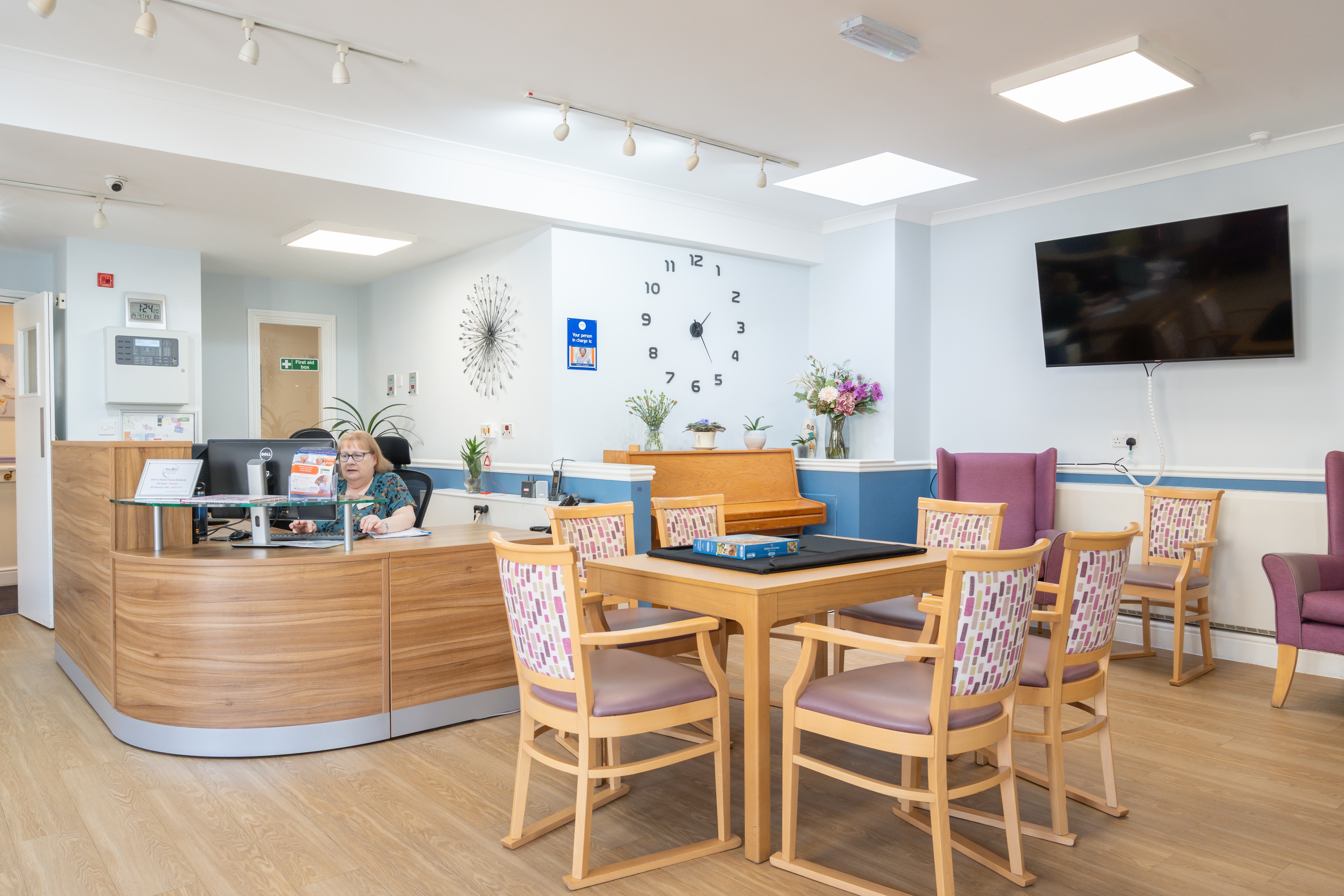 Welcoming Reception And Communal Area At Nower House