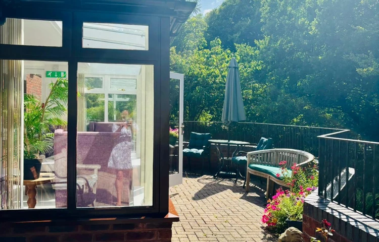 Abbeyfield House Dulverton Patio