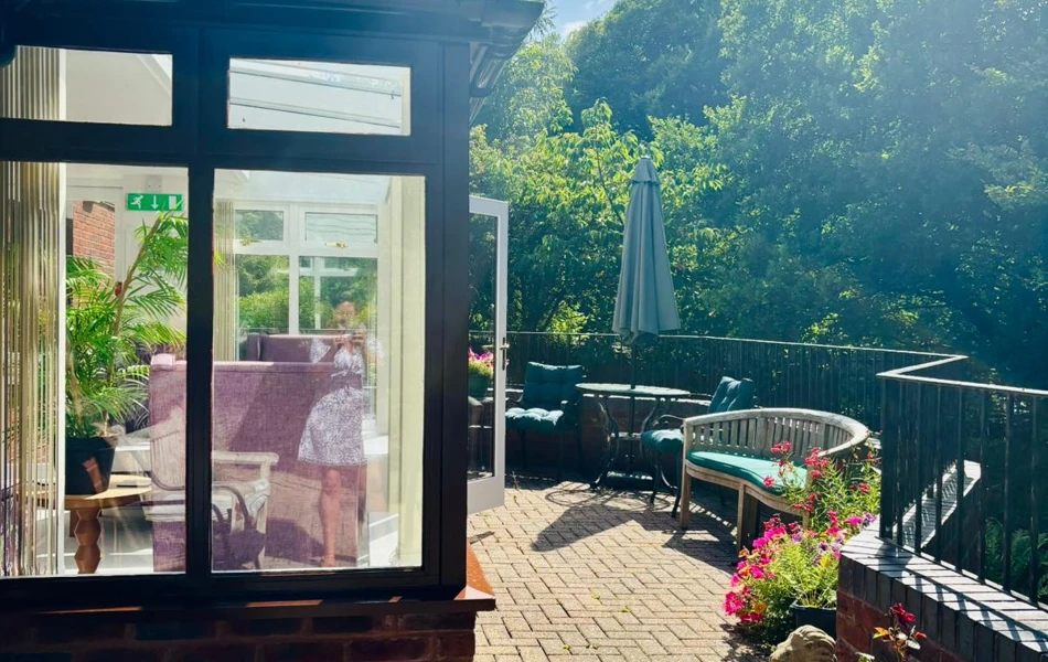 Abbeyfield House Dulverton Patio