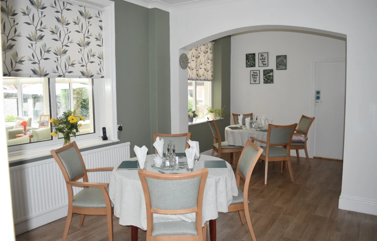 Dining Room at Abbeyfield House, Lytham St Annes FY8 5NN