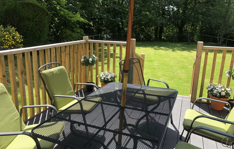 Our garden and decked area is a wonderful place to spend time