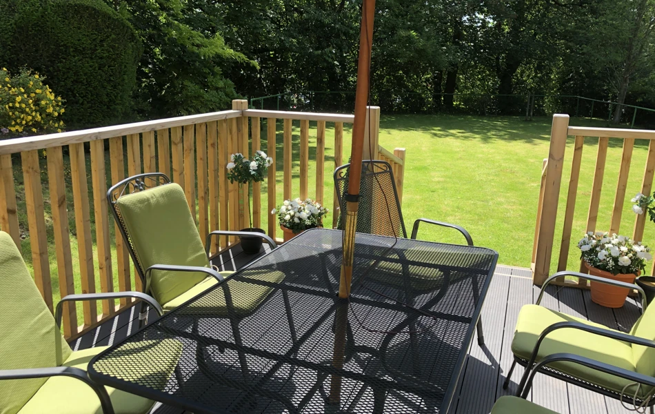 Our garden and decked area is a wonderful place to spend time