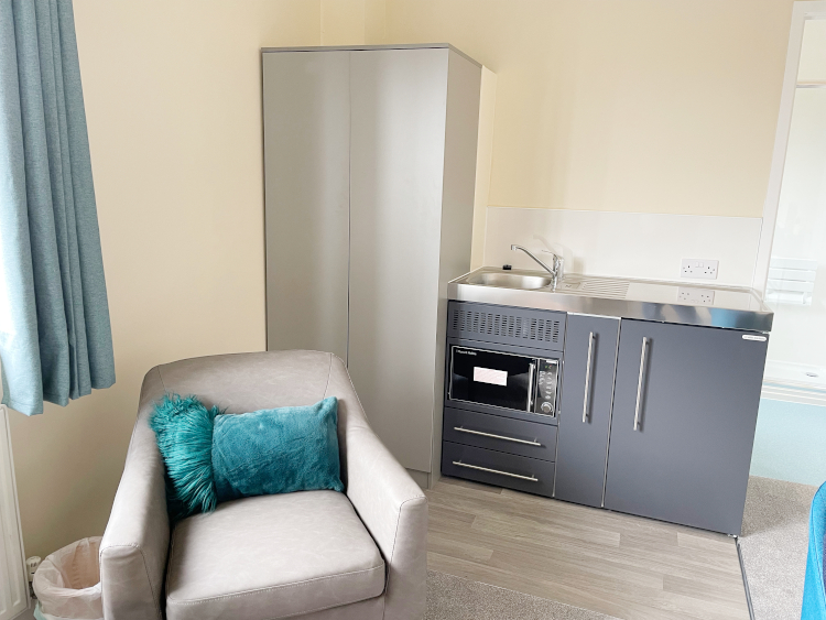 Kitchenette at Abbeyfield House, Chipping Sodbury BS37 6LB