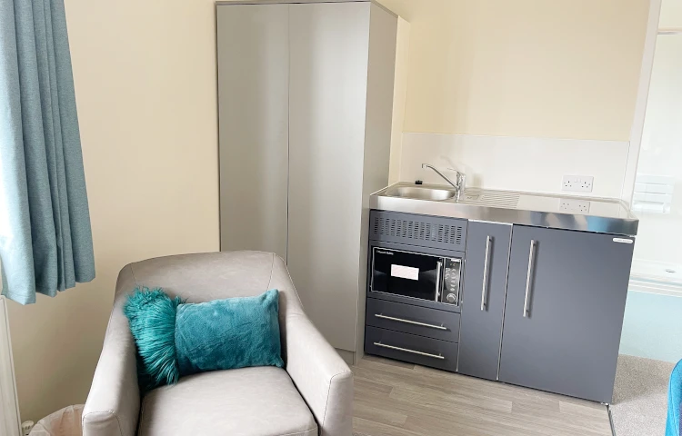 Kitchenette at Abbeyfield House, Chipping Sodbury BS37 6LB