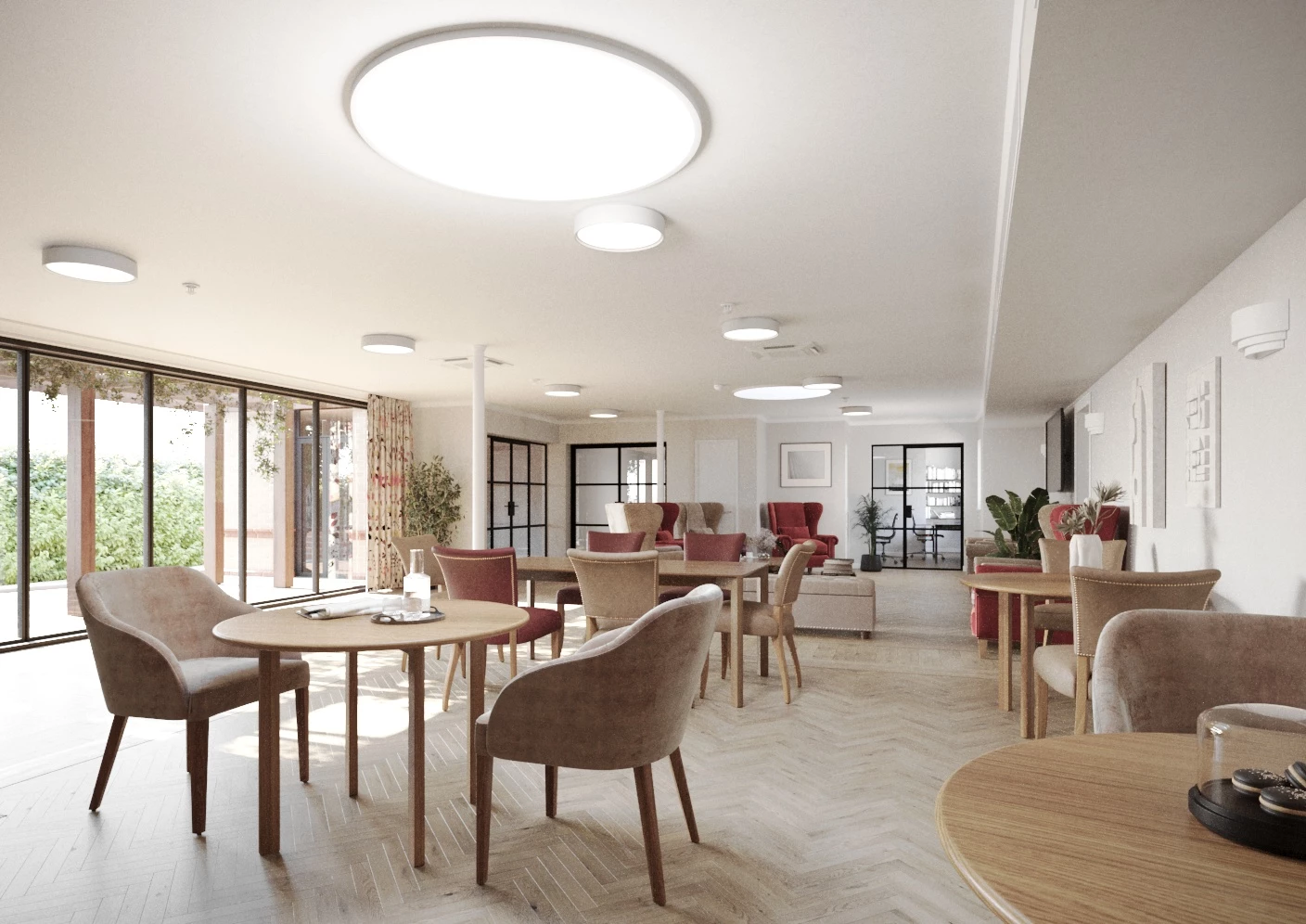 Dining Room Artistic Rendering at Clandon House, Dorchester DT1 1PW