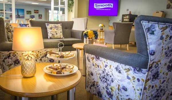 The lounge at Tamar House, Plymouth PL6 5XN