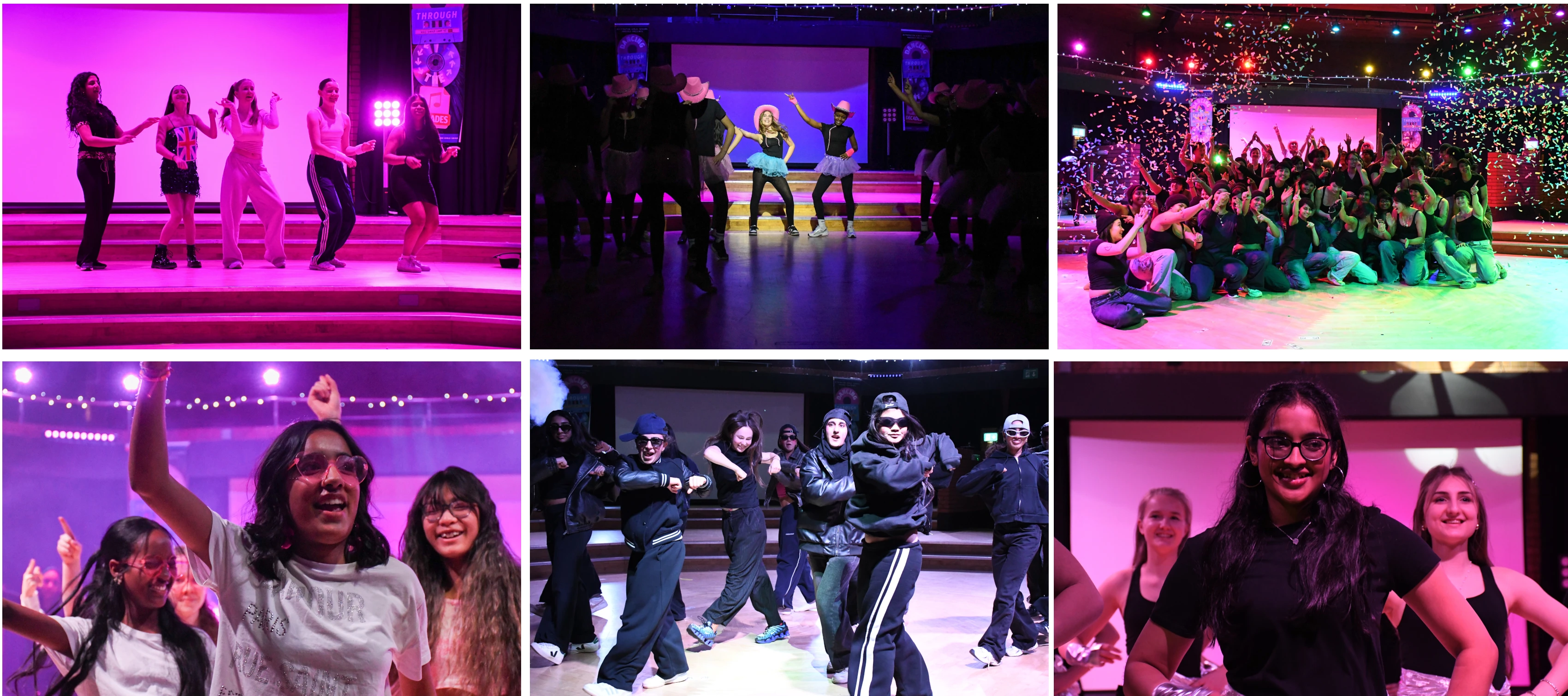 Selection of photos from Withington Girls School dance competition fundraiser