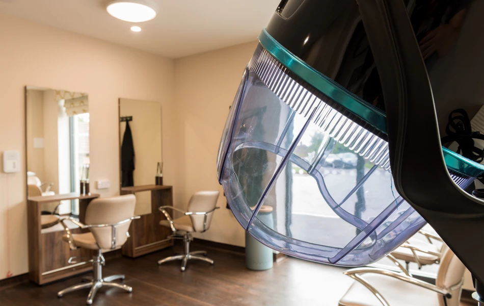 Hairdressing salon at Burnham Court, Malmesbury SN16 0FN