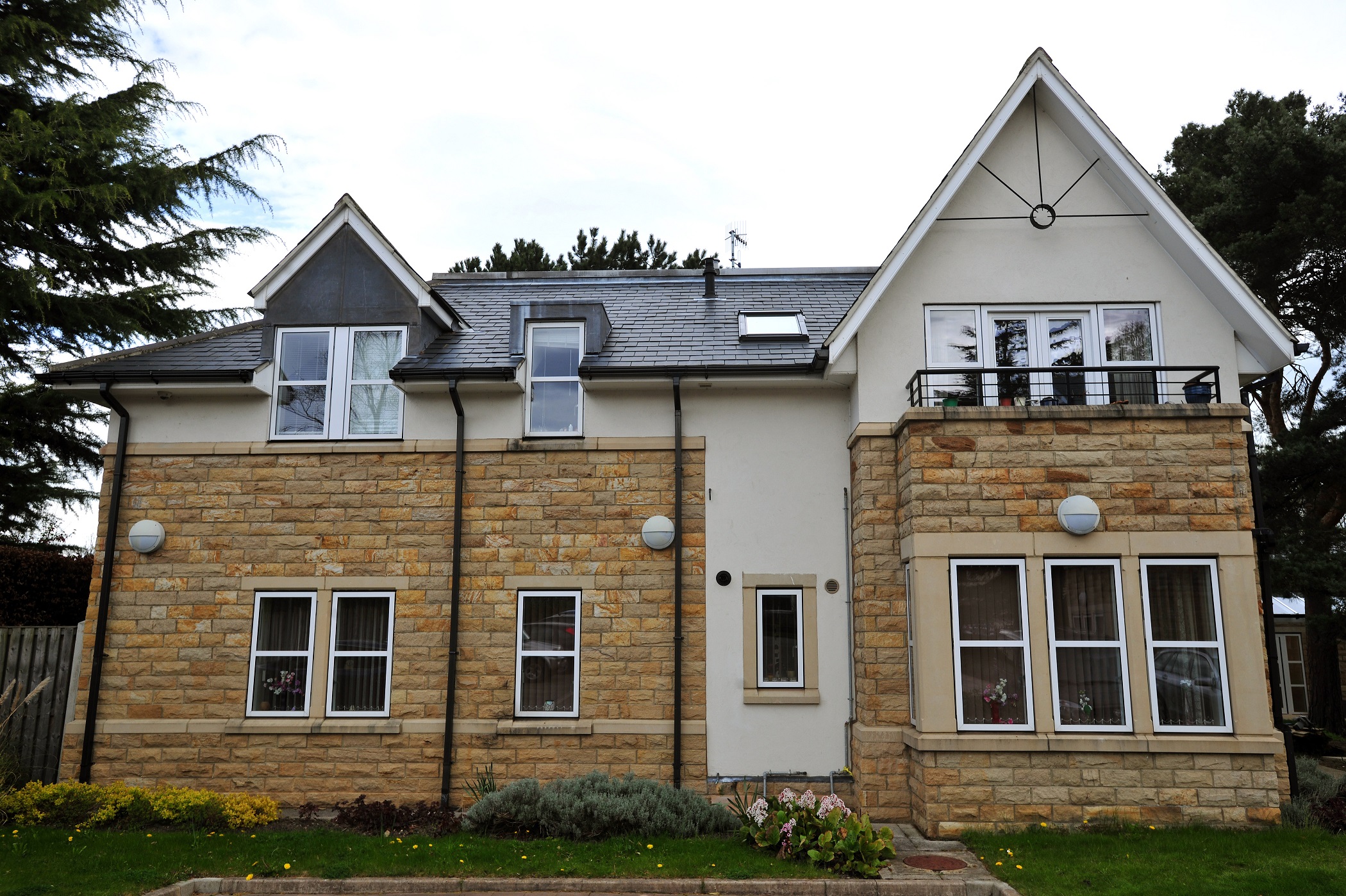 The Beeches house and balcony area