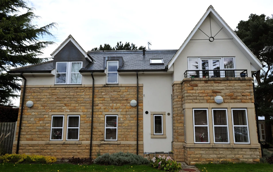 The Beeches house and balcony area