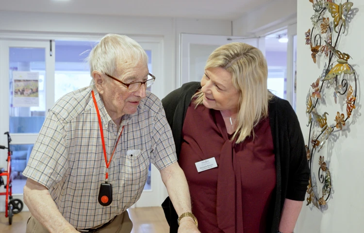 Staff Member Supporting Resident on Wey Valley House, GU9 7UQ