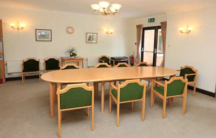 Dining room of Abbeyfield House, Bishops Castle SY9 5PA