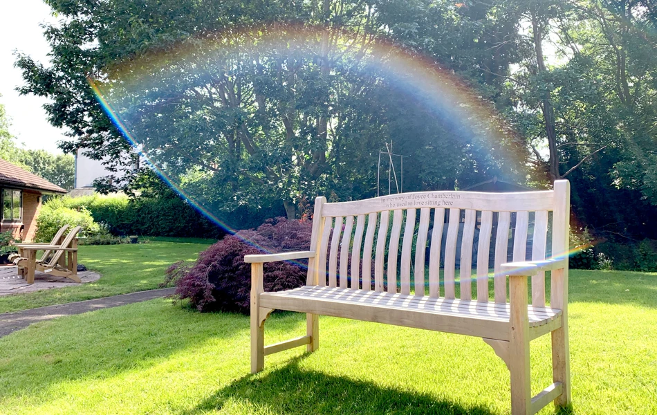 Rainbows in the garden
