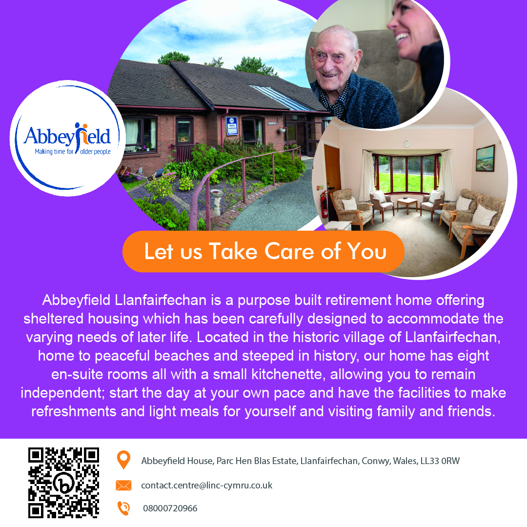 Llanfairfechan abbeyfield advert