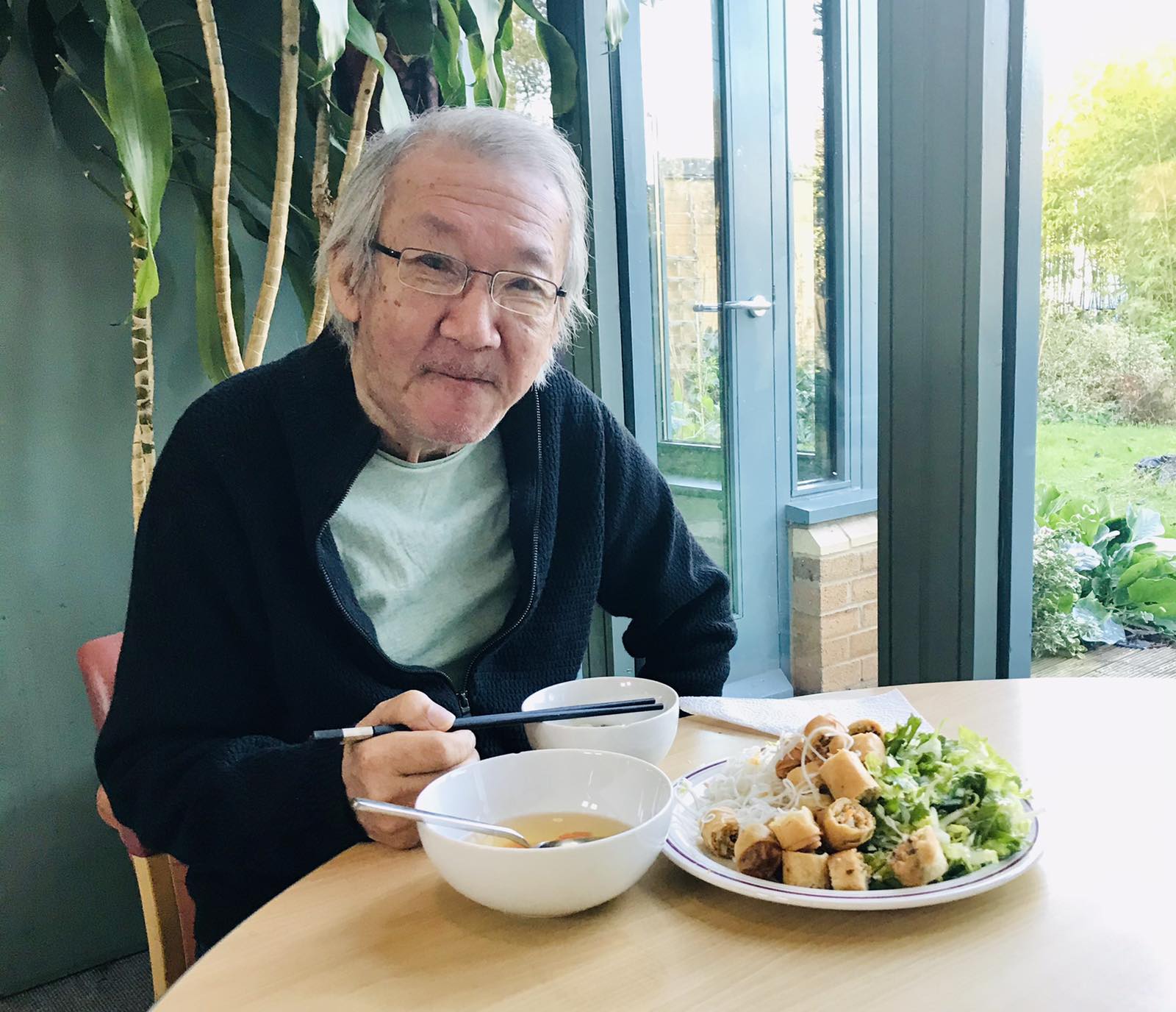 Having lunch at An Lac House, Cambridge CB1 3HN