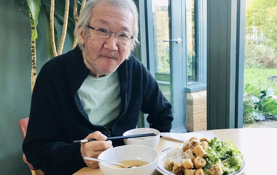 Having lunch at An Lac House, Cambridge CB1 3HN