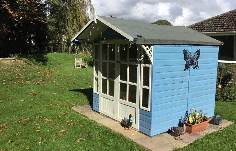View of summer house at MacPherson House