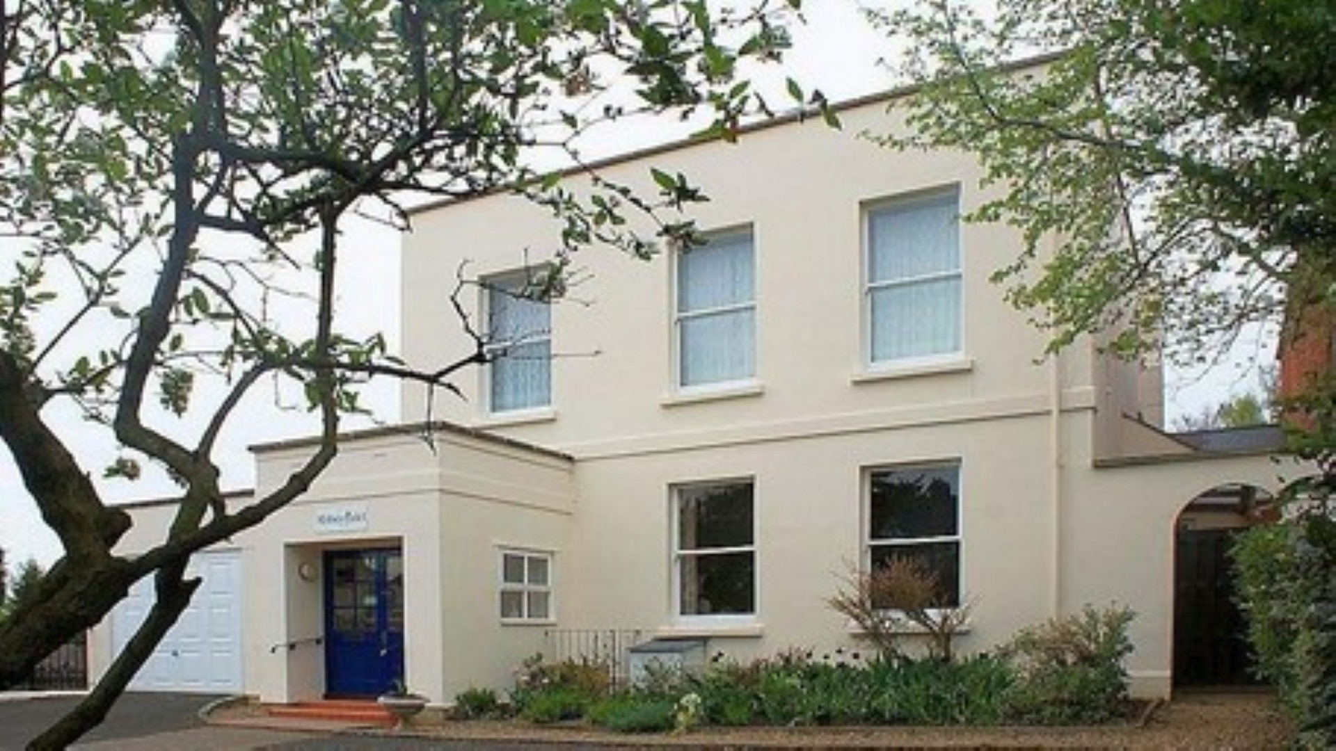 The front of Prestbury House, Cheltenham GL52 3DD