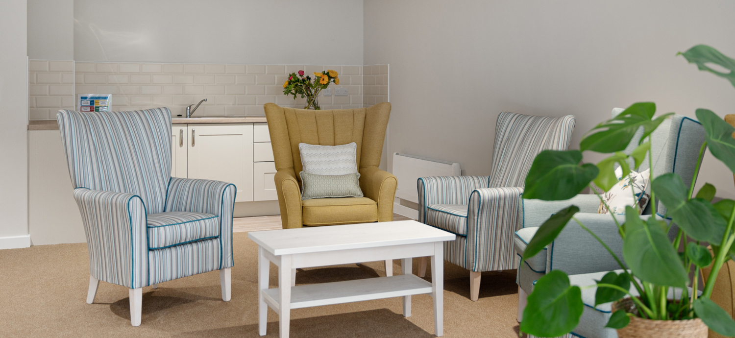 Modern Comfortable Lounge Area At Abbeyfield House (IL), York Y024 1LL