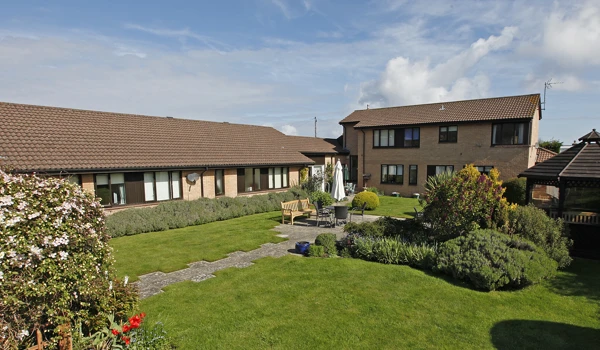 Garden at Abbeyfield House, Abergele LL22 7EW